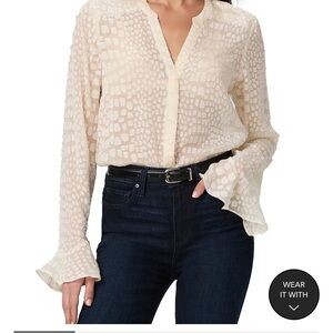 Paige Pepita Blouse